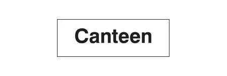 Canteen sign