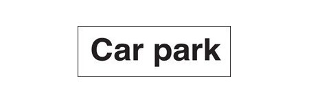 Car park sign