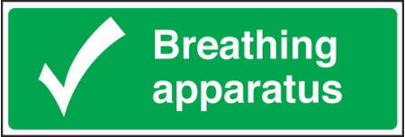 Breathing apparatus sign