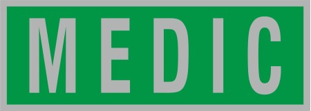 Medic Reflective Badge