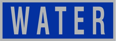 Water Badge - Reflective