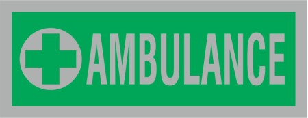 Ambulance Reflective Badge