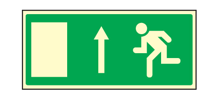 Fire exit up sign