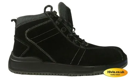 Safety Toe Cap Boot Composite Midosloe And Toe Cap Black