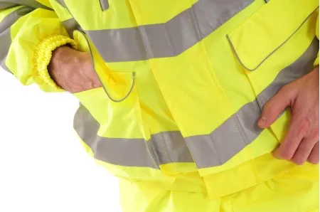 Pulsar Unpadded Yellow Hi Vis Bomber Jacket P533