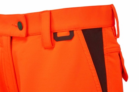 PULSAR Life Ladies Hi Vis Stretch Combat Trousers Orange LFE972