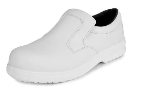 White Catering Slip on Safety Shoe FW81