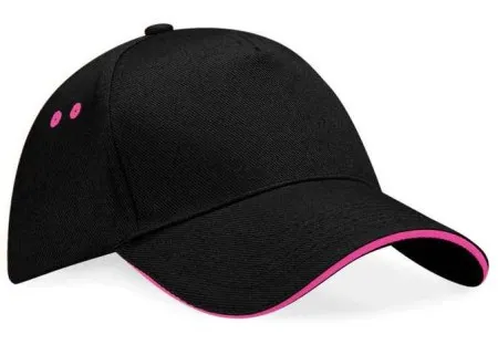 Beechfield BC15C Black/Fuchsia