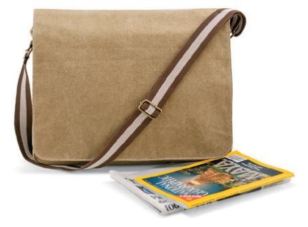 Quadra QD610 Desert canvas despatch bag