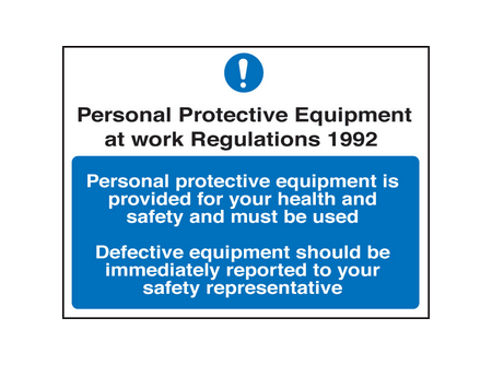PPE provided sign
