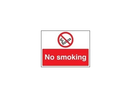No smoking sign