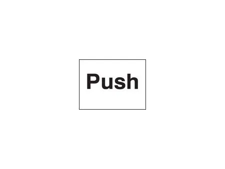 Push sign