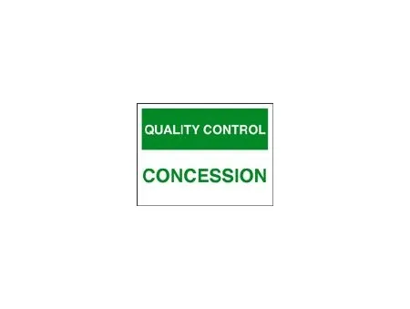 QC concession sign