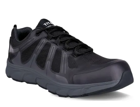 Titan Bullet Black Safety Shoe