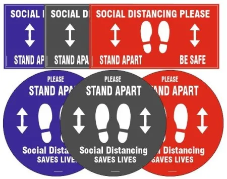 Social Distancing Floor Sticker 300mm