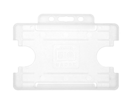 ID Card badge holder plastic landscape