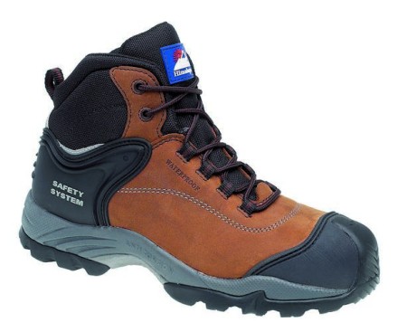 Brown Nubuck Waterproof Boot Metal Free, HIMALAYAN-4104,