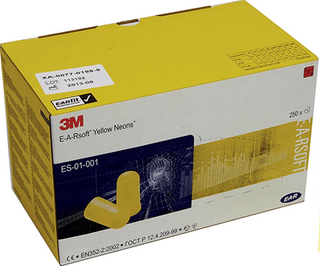 Ear Soft neons ear plugs 3M box 500