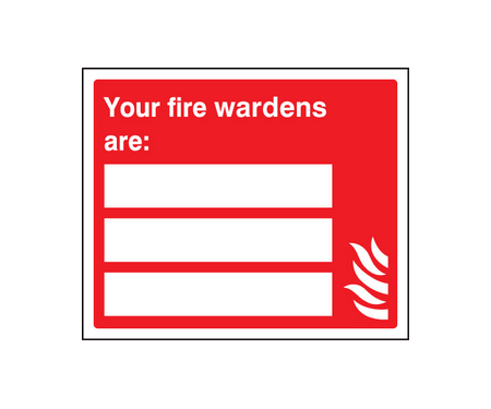 Your fire wardens are sign