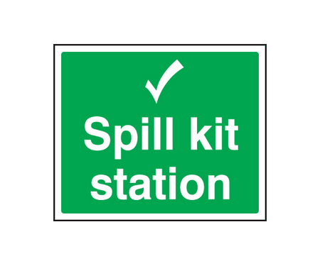 Spill kit station sign