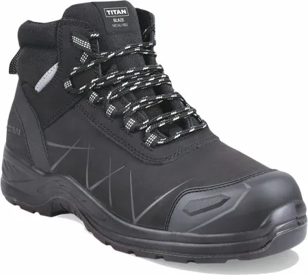 Titan Blaze Black Safety Boot