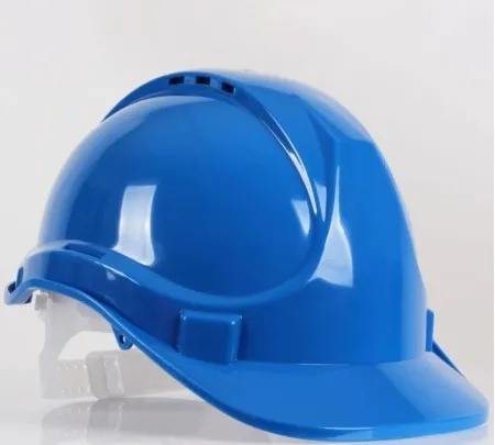 Blue vented safety helmet bnlackrock 7000