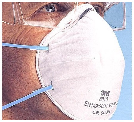 3M 8810 Cup shape, dust/mist respirator