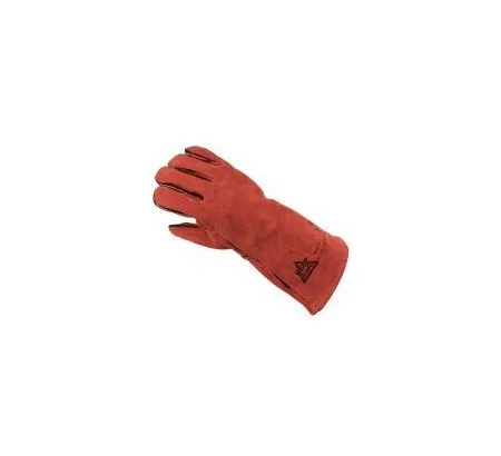 Glove Gauntlet welding red PAIR 304354