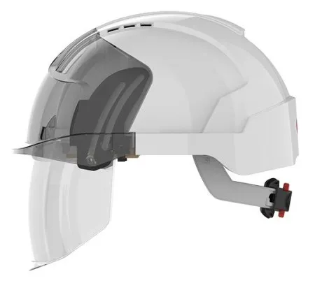 JSP EVO VISTAshield Vented Helmet White - Smoke