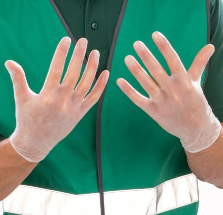 Disposable Vinyl PVC Gloves pack 100 RV010X