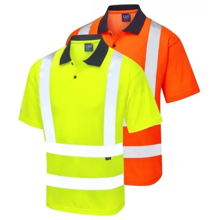 Hi Vis  Polo Shirt Leo P01