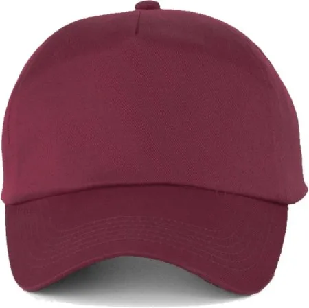 BC010 Beechfield 5 Panel Cap Burgundy