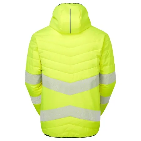 PULSAR Life GRS Ladies Hi Vis Reversible Puffer Jacket Yellow LFE962
