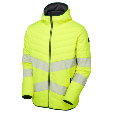 PULSAR Life Men's Hi Vis Reversible Puffer Jacket Yellow LFE912