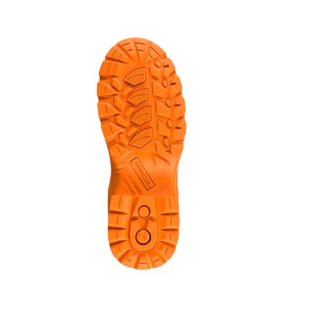 Buckbootz Black and Orange Hi Vis Wellington BBZ8000