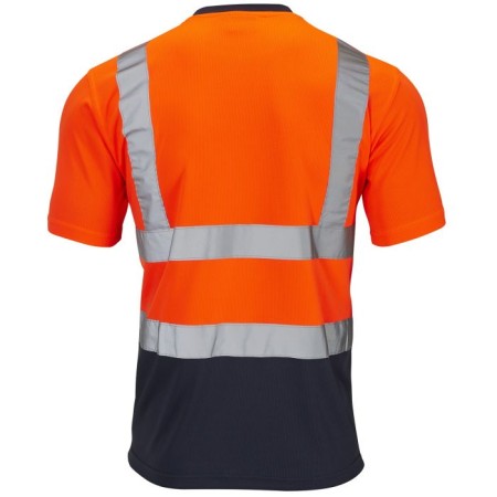 Orange and Blue Hi Vis Tee shirt