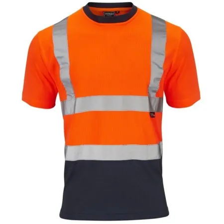 Orange and Blue Hi Vis Tee shirt
