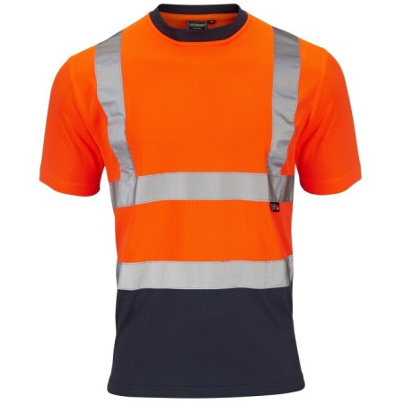 Orange and Blue Hi Vis Tee shirt