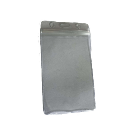 Retractable Lanyard with Sparkle glitter GREY