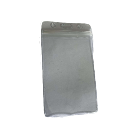 Retractable Lanyard with Sparkle glitter GREY