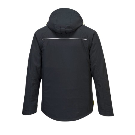 Portwest DX460 DX4 Winter Jacket Black Rear View