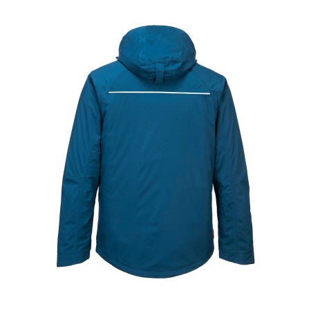 Portwest DX460 DX4 Winter Jacket Metro Blue Rear View