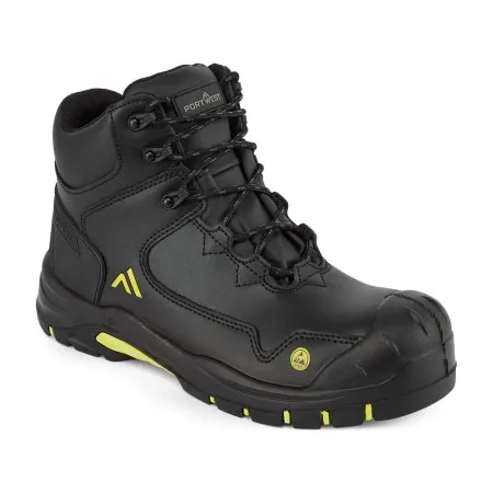 Portwest FC18 Composite ESD Anti static Safety Boot Black/Yellow