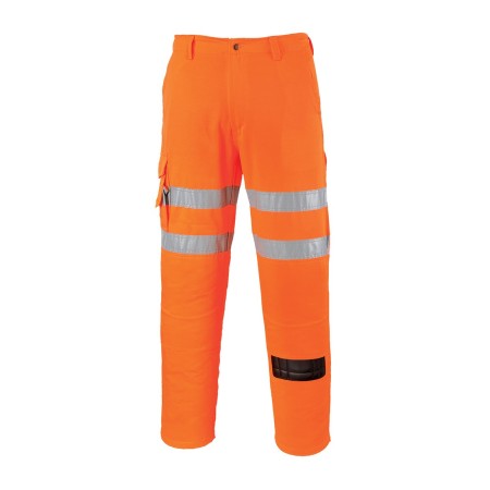 Portwest Rail Combat Trousers Orange RT46