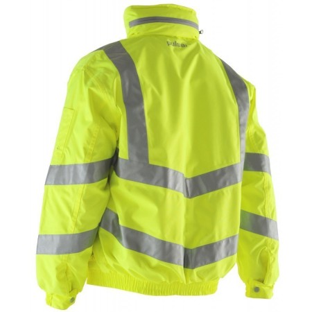 Pulsar Padded Yellow Hi Vis Bomber Jacket P191