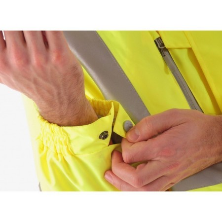 Pulsar Padded Yellow Hi Vis Bomber Jacket P191