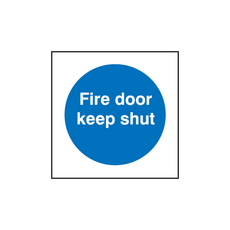 Fire door keep shut sign