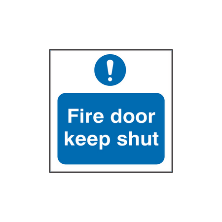 Fire door keep shut sign