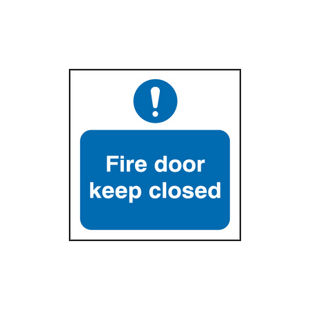 Fire door keep closed sign