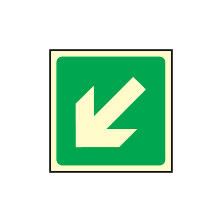 Arrow 45 deg sign